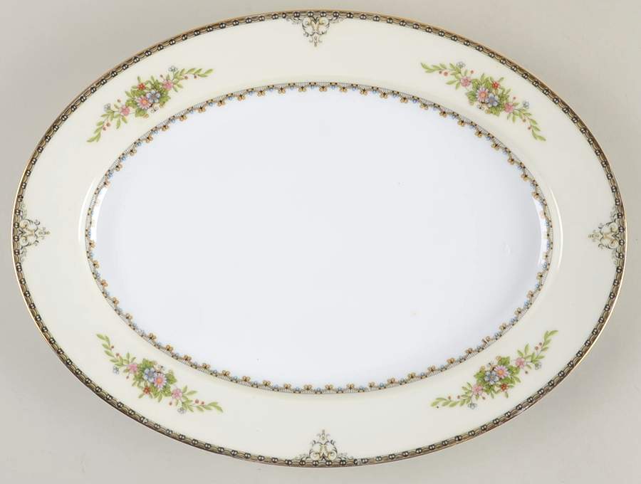 Castella 13" Oval Serving Platter by Noritake-1