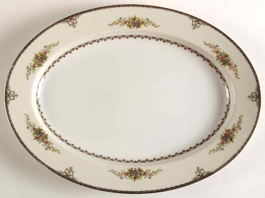 Castella 16" Oval Serving Platter by Noritake-1