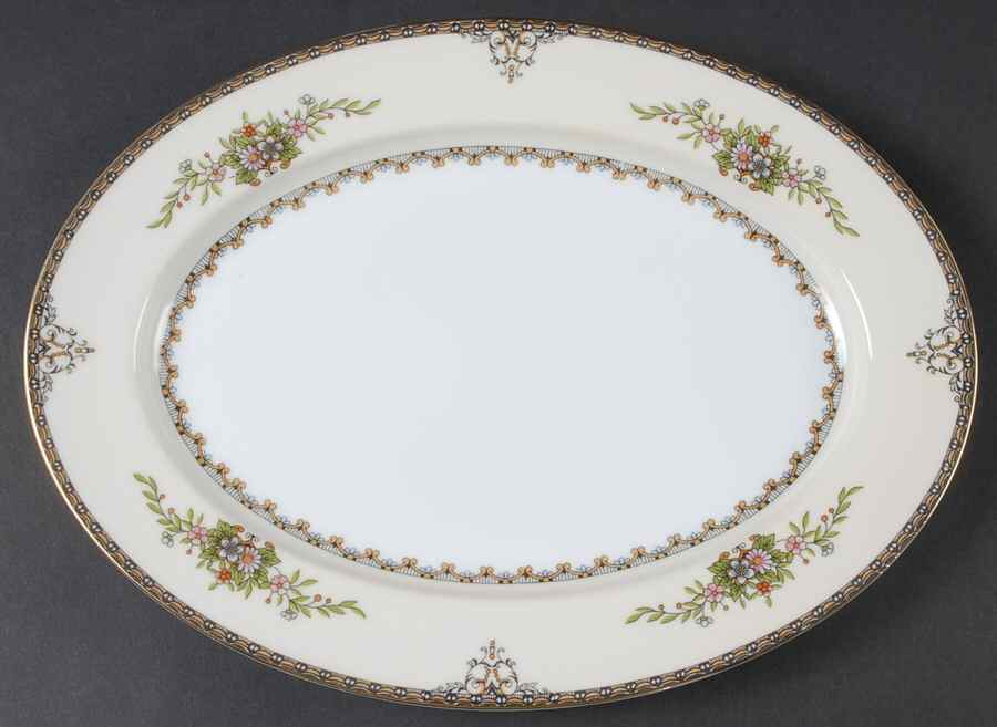 Castella 11" Oval Serving Platter by Noritake-1