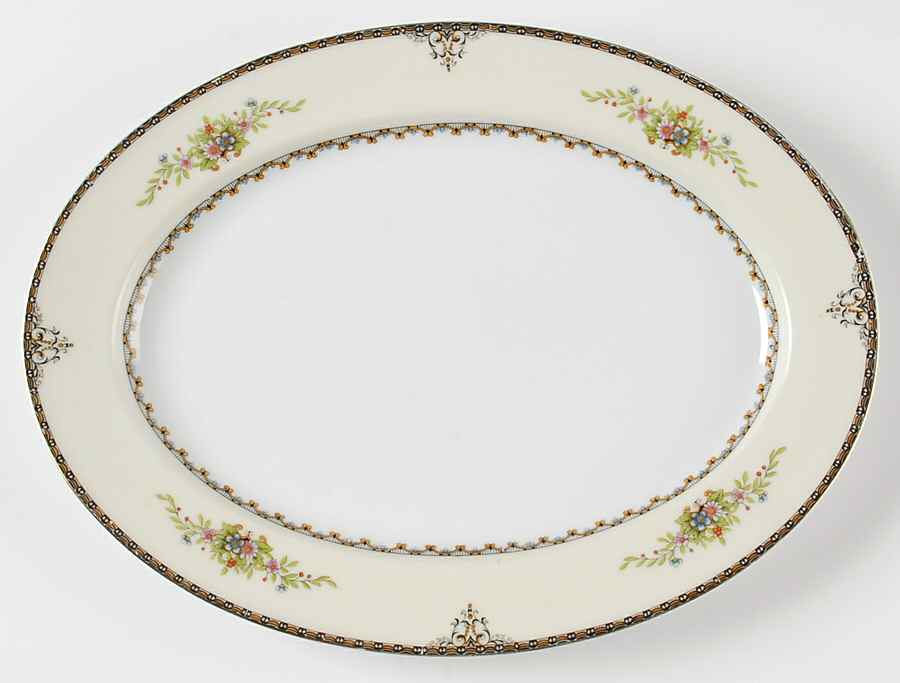 Castella 14" Oval Serving Platter by Noritake-1