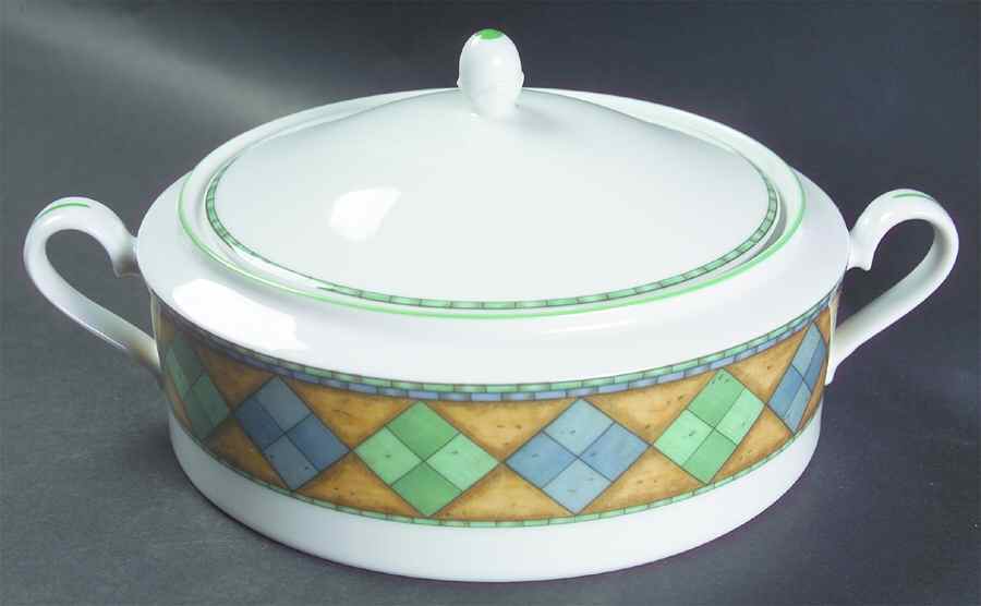 Castillo Round Covered Vegetable by Noritake-1