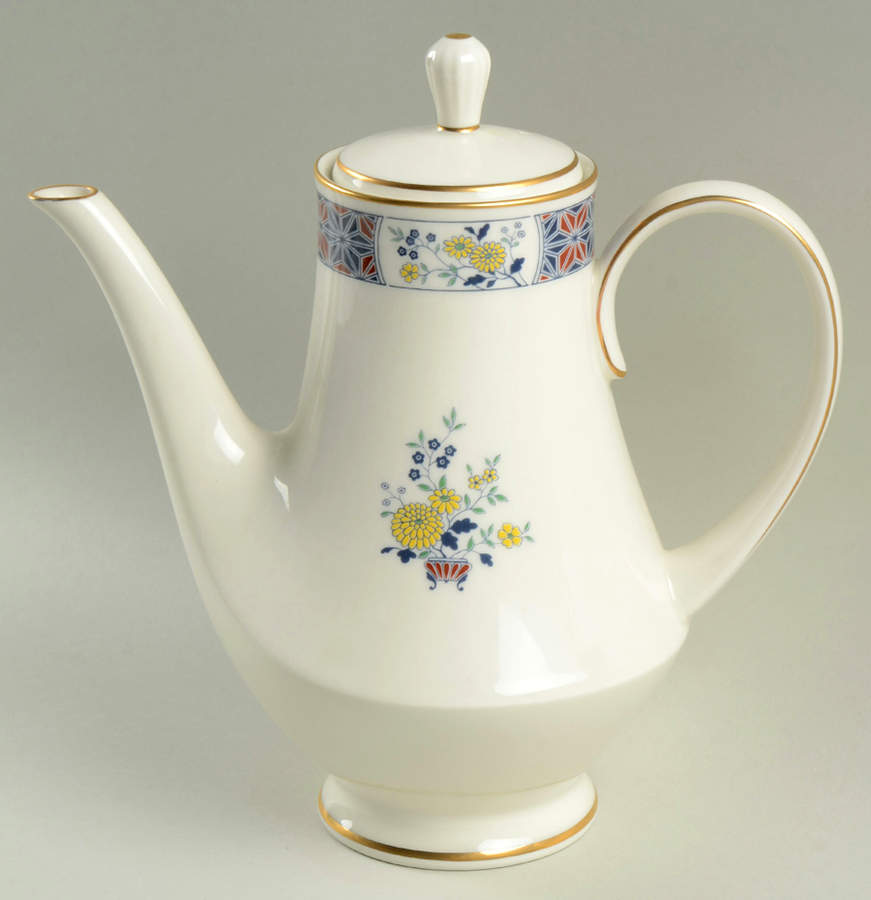 Cathay Coffee Pot & Lid by Noritake-1
