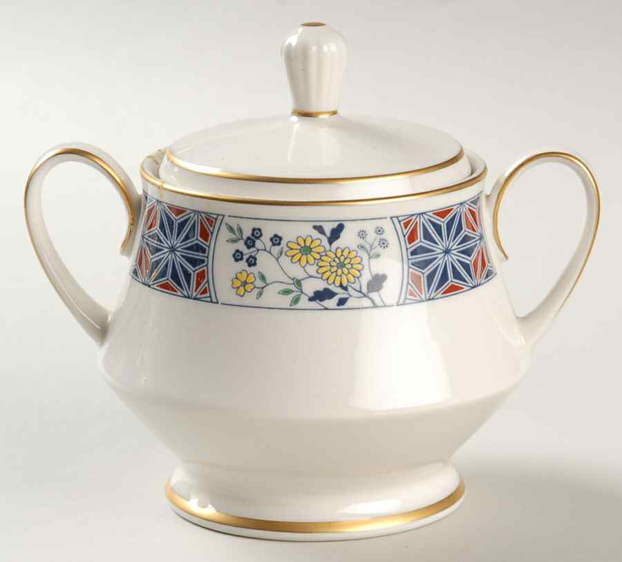 Cathay Sugar Bowl & Lid by Noritake-1