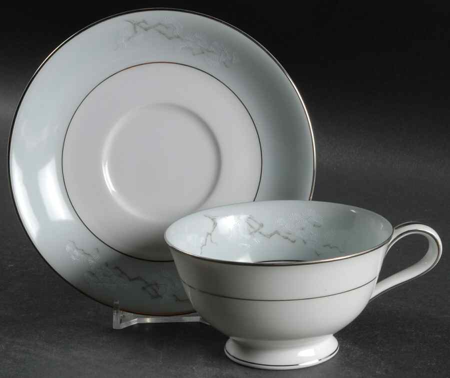 Cathay Footed Cup & Saucer Set by Noritake-1