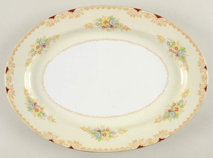 Cavatina 13" Oval Serving Platter by Noritake-1