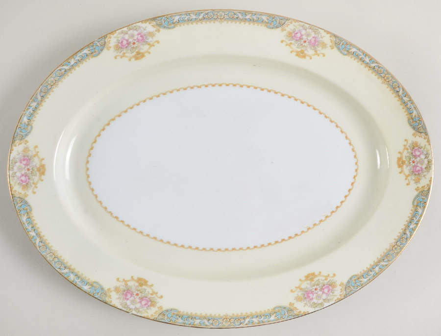 Celanese 13" Oval Serving Platter by Noritake-1