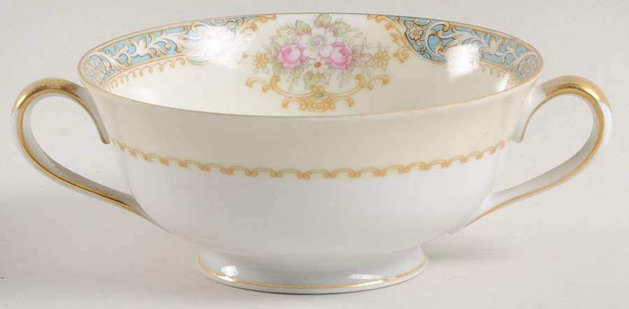 Celanese Footed Cream Soup Bowl by Noritake-1