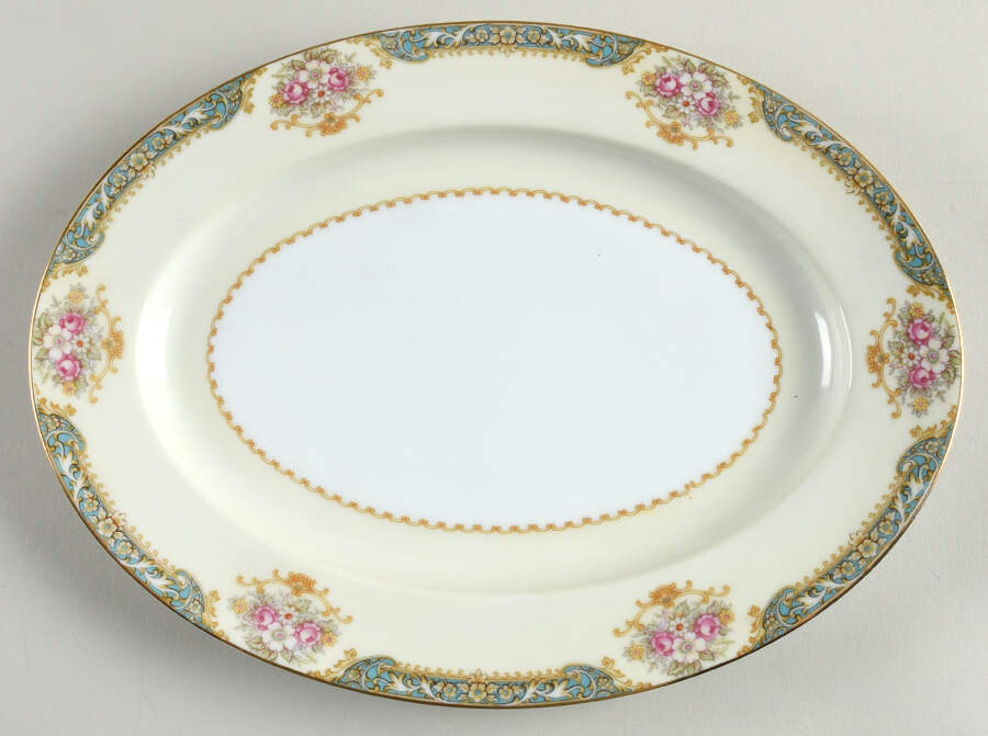 Celanese 11" Oval Serving Platter by Noritake-1
