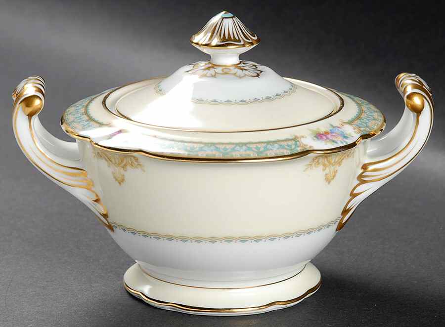 Celeste Sugar Bowl & Lid by Noritake-1