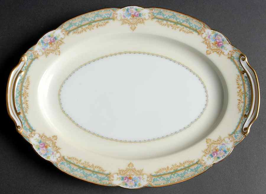 Celeste 11" Oval Serving Platter by Noritake-1
