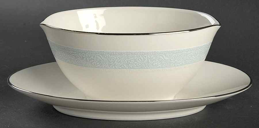Celia Gravy Boat with Attached Underplate by Noritake-1