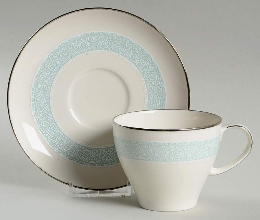 Celia Flat Cup & Saucer Set by Noritake-1