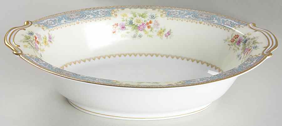 Cerulean 10" Oval Vegetable Bowl by Noritake-1