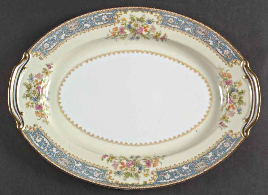 Cerulean 12" Oval Serving Platter by Noritake-1