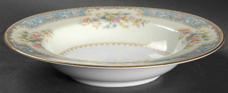 Cerulean Rim Soup Bowl by Noritake-1