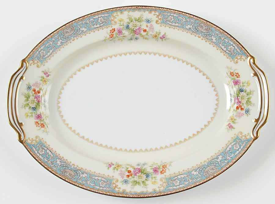 Cerulean 12" Oval Serving Platter by Noritake-1