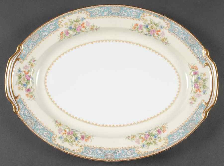 Cerulean 13" Oval Serving Platter by Noritake-1