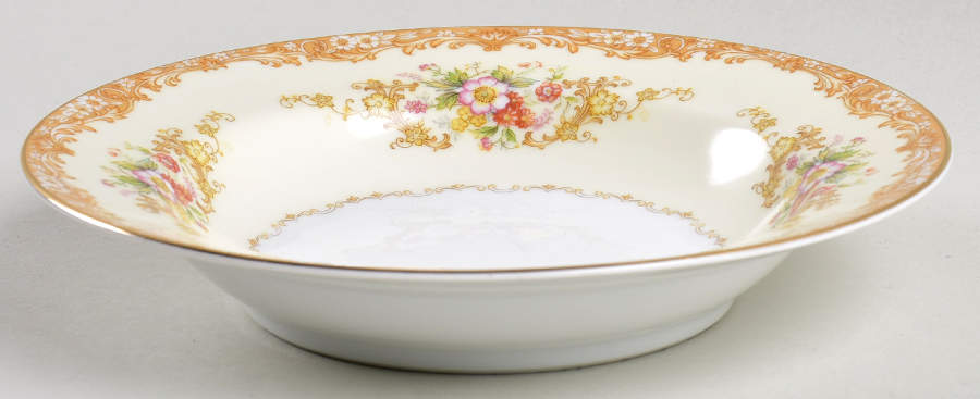Cereus Rim Soup Bowl by Noritake-1