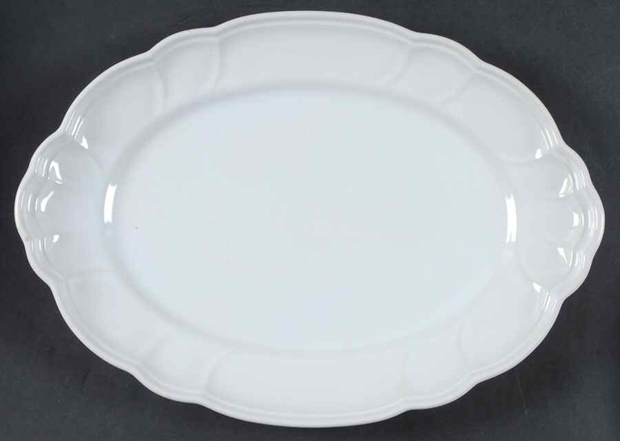 Centennial White 14" Oval Serving Platter by Noritake-1