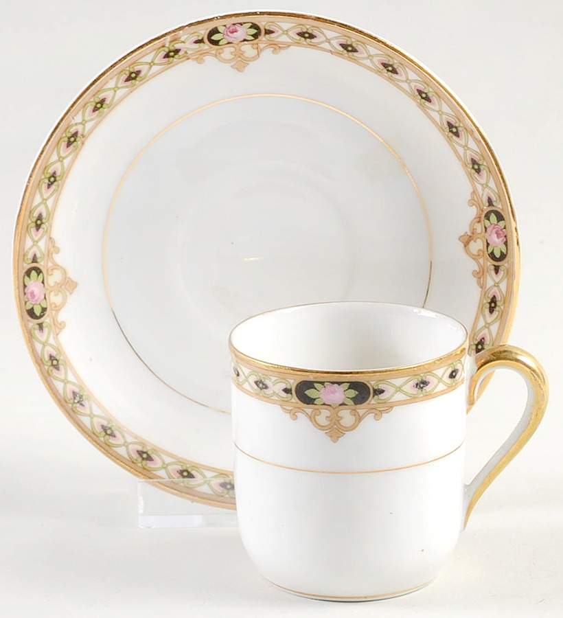 The Ceylon Flat Demitasse Cup & Saucer Set by Noritake-1