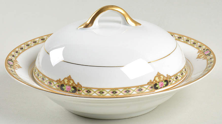 The Ceylon Round Covered Butter by Noritake-1