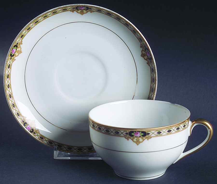 The Ceylon Oversized Cup & Saucer Set by Noritake-1