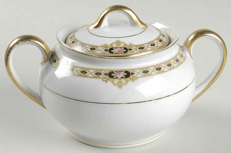 The Ceylon Sugar Bowl & Lid by Noritake-1