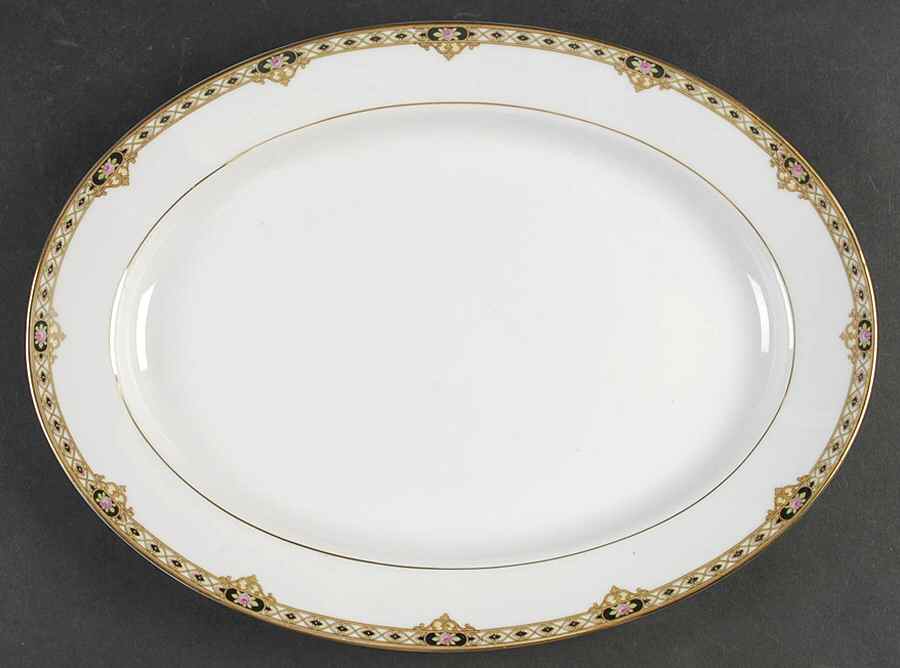 The Ceylon 13" Oval Serving Platter by Noritake-1