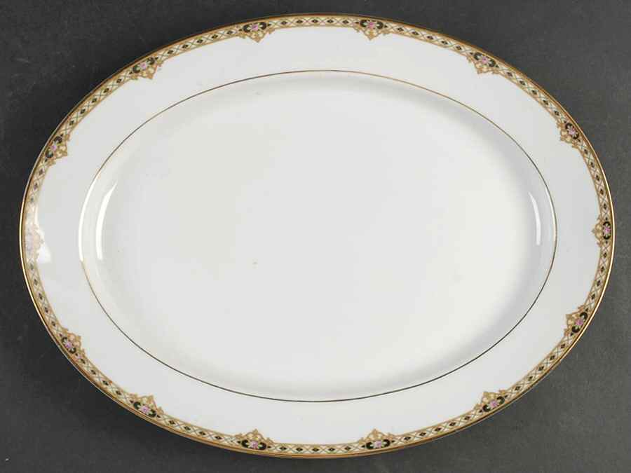 The Ceylon 16" Oval Serving Platter by Noritake-1
