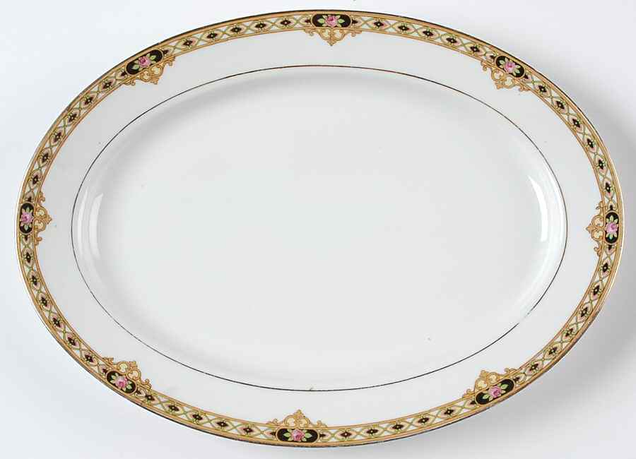 The Ceylon 10" Oval Serving Platter by Noritake-1
