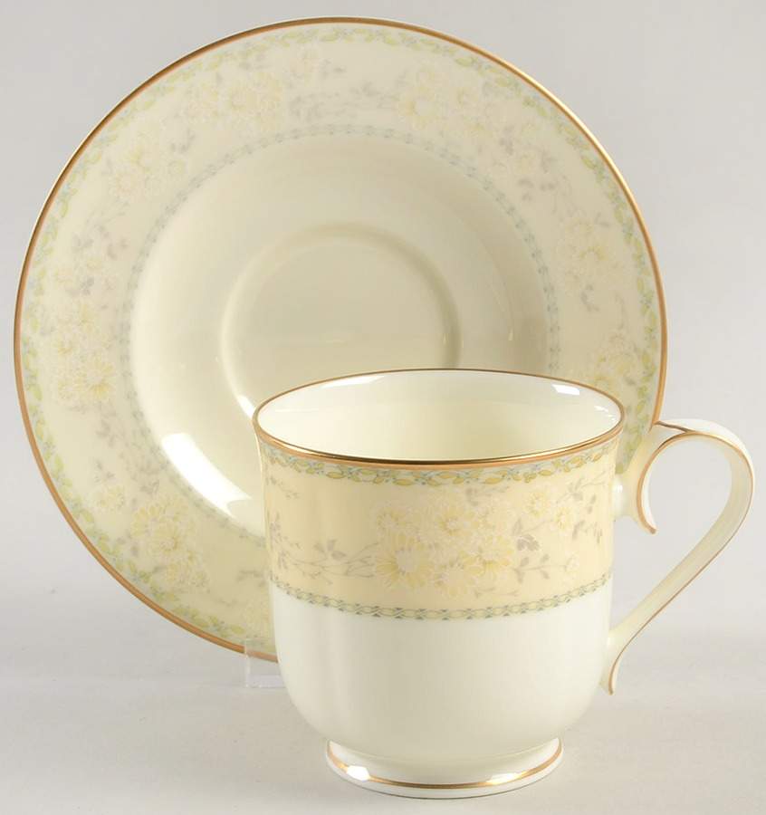 Chalfonte Footed Cup & Saucer Set by Noritake-1