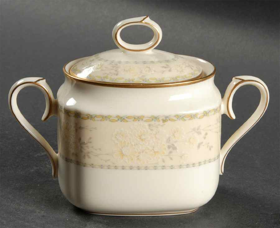 Chalfonte Sugar Bowl & Lid by Noritake-1