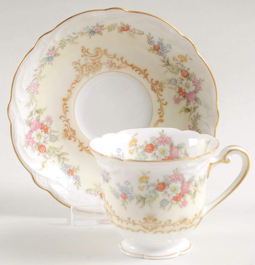 Chablis Footed Demitasse Cup & Saucer Set by Noritake-1