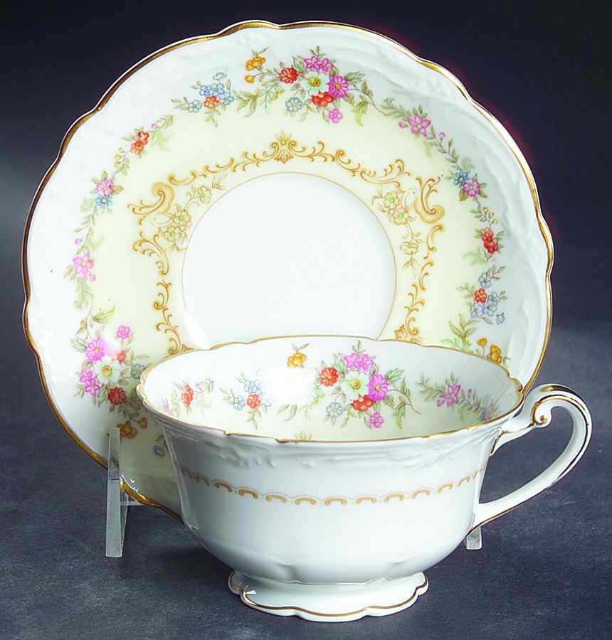 Chablis Footed Cup & Saucer Set by Noritake-1