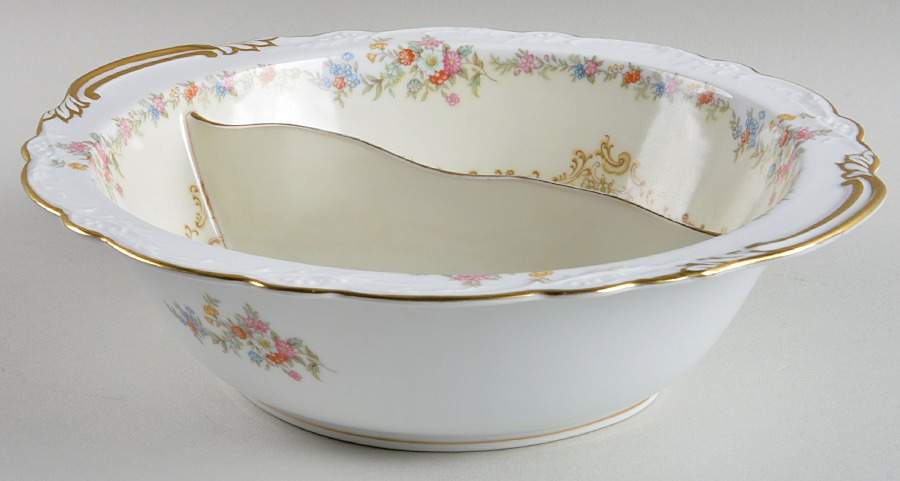Chablis Round Divided Vegetable Bowl by Noritake-1