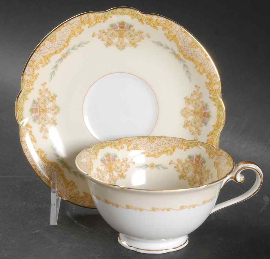 Chadwick Footed Cup & Saucer Set by Noritake-1