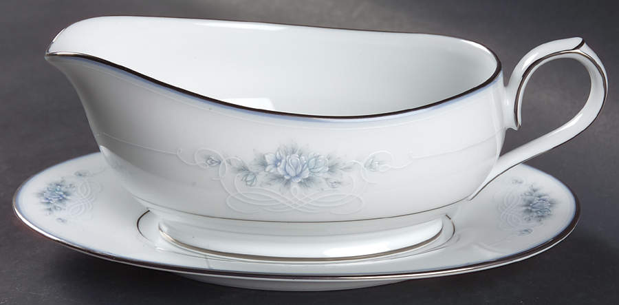 Chadbourne Gravy Boat & Underplate (Relish/Butter) by Noritake-1