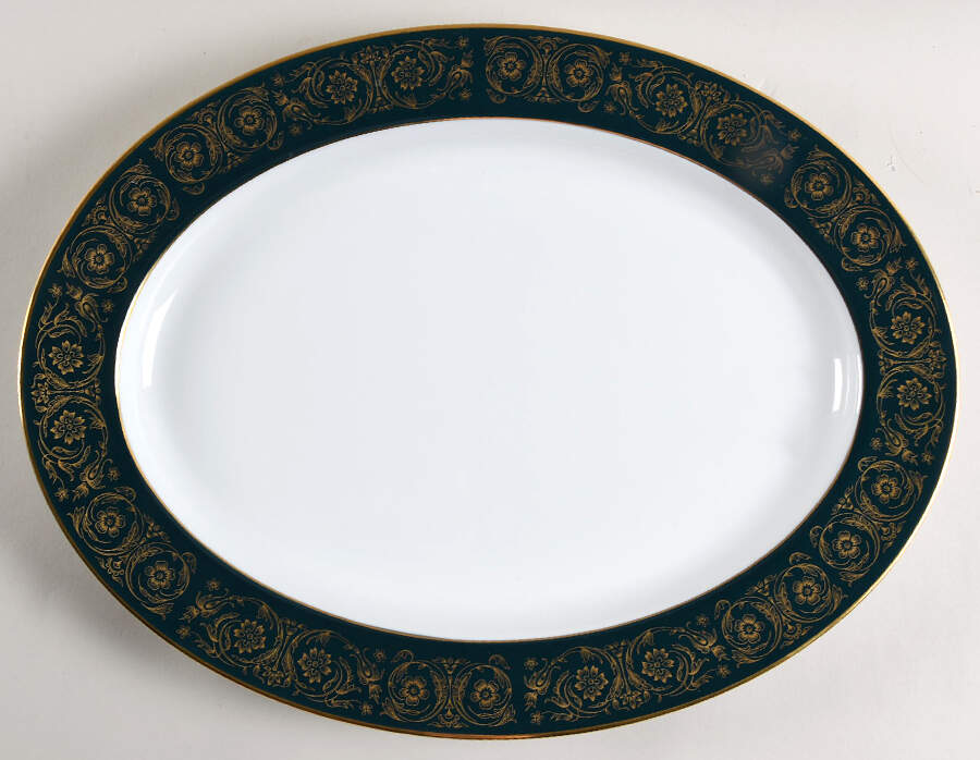 Chalmette 16" Oval Serving Platter by Noritake-1