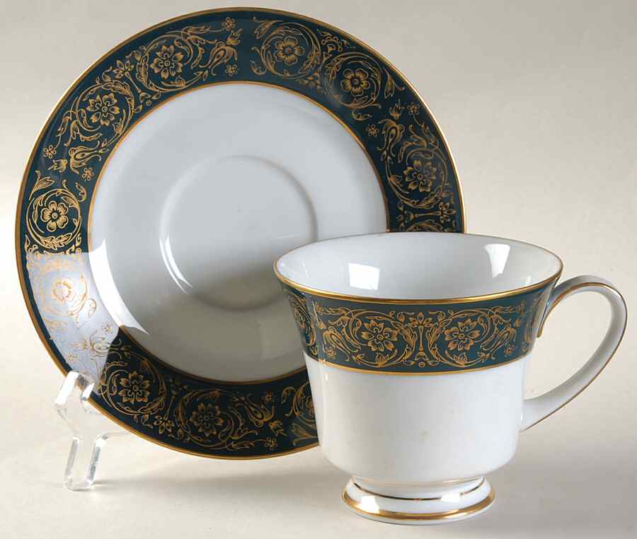 Chalmette Footed Cup & Saucer Set by Noritake-1
