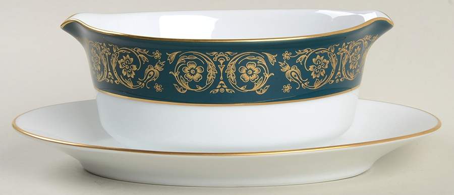 Chalmette Gravy Boat with Attached Underplate by Noritake-1