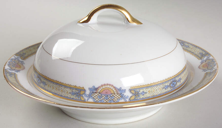 Chalfont Round Covered Butter by Noritake-1
