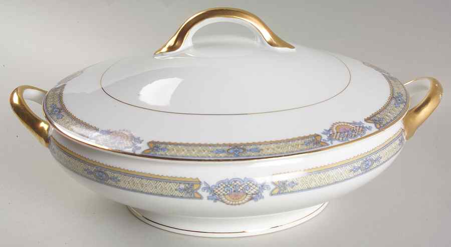 Chalfont Round Covered Vegetable by Noritake-1