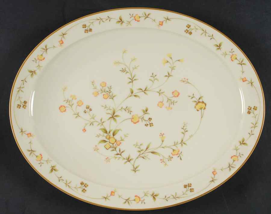 Champagne 13" Oval Serving Platter by Noritake-1