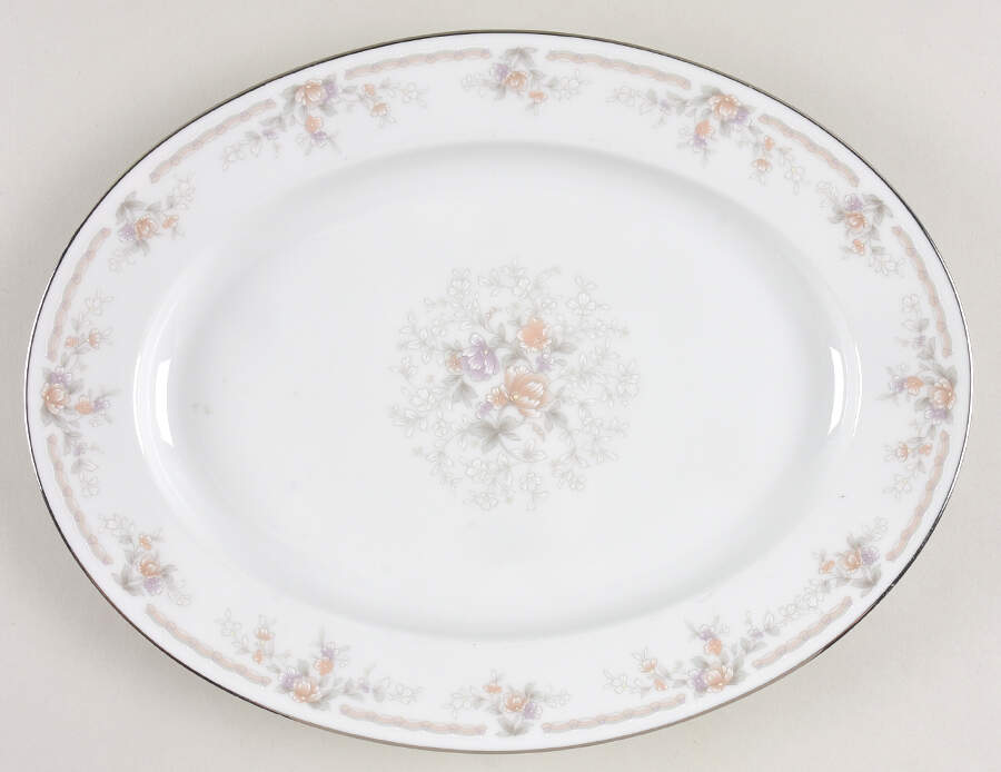 Chambray 11" Oval Serving Platter by Noritake-1