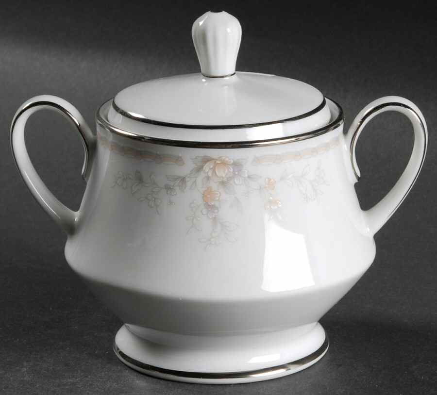 Chambray Sugar Bowl & Lid by Noritake-1