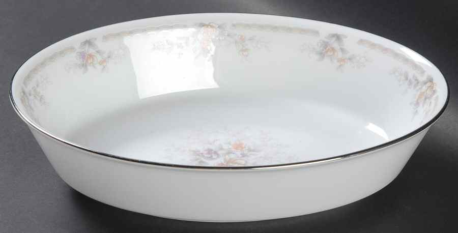Chambray 9" Oval Vegetable Bowl by Noritake-1