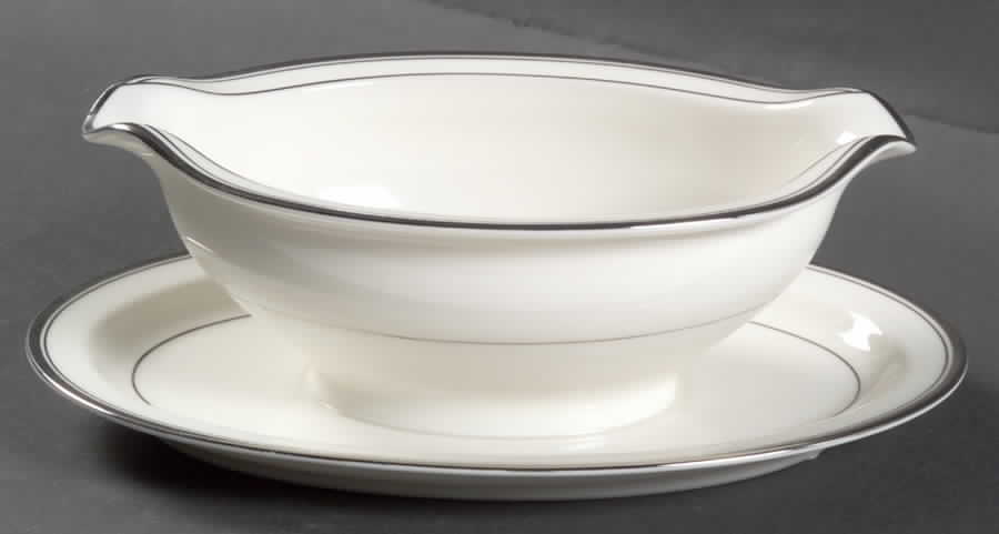 Champlain Gravy Boat with Attached Underplate by Noritake-1