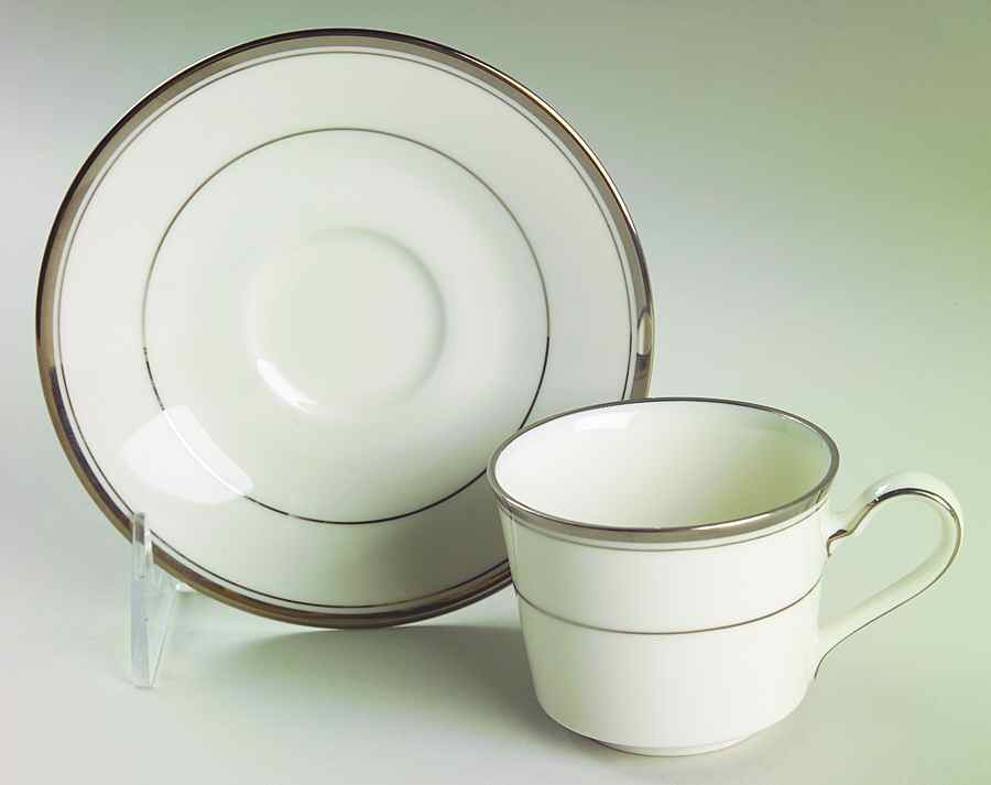 Champlain Flat Demitasse Cup & Saucer Set by Noritake-1