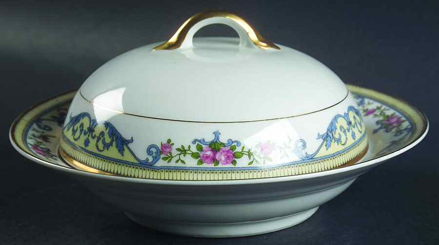 Chanlake Round Covered Butter by Noritake-1