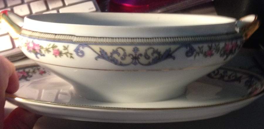 Chanlake Gravy Boat w/Attached Underplate No Lid by Noritake-1